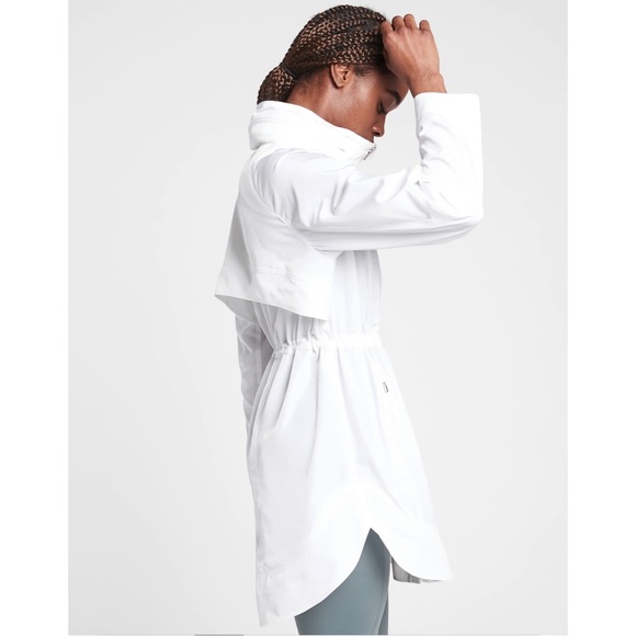 Athleta Drip Drop Jacket SZ 1X - NWT - White - Picture 6 of 15